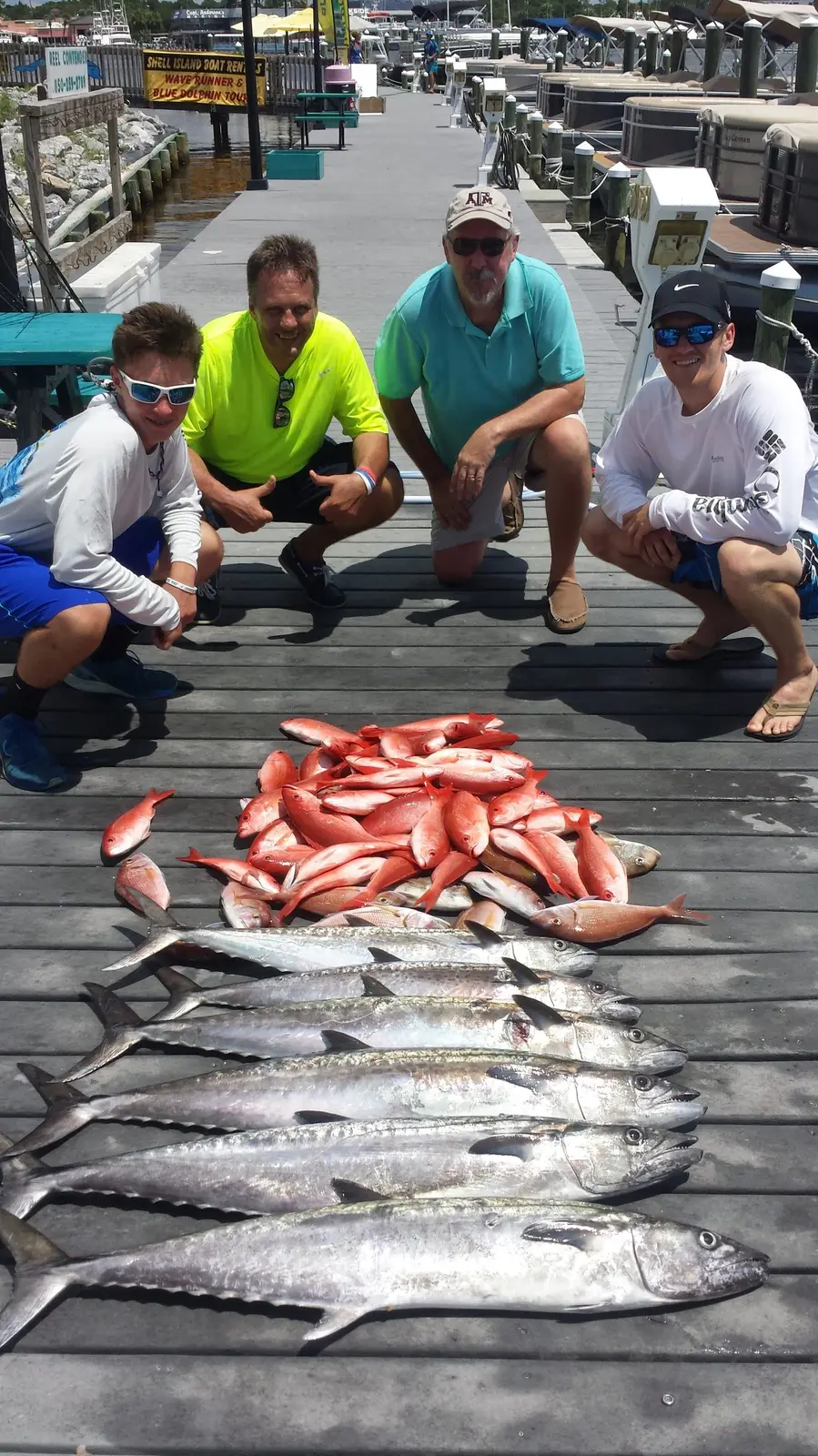 Guests with their catch, Panama City Beach (12)