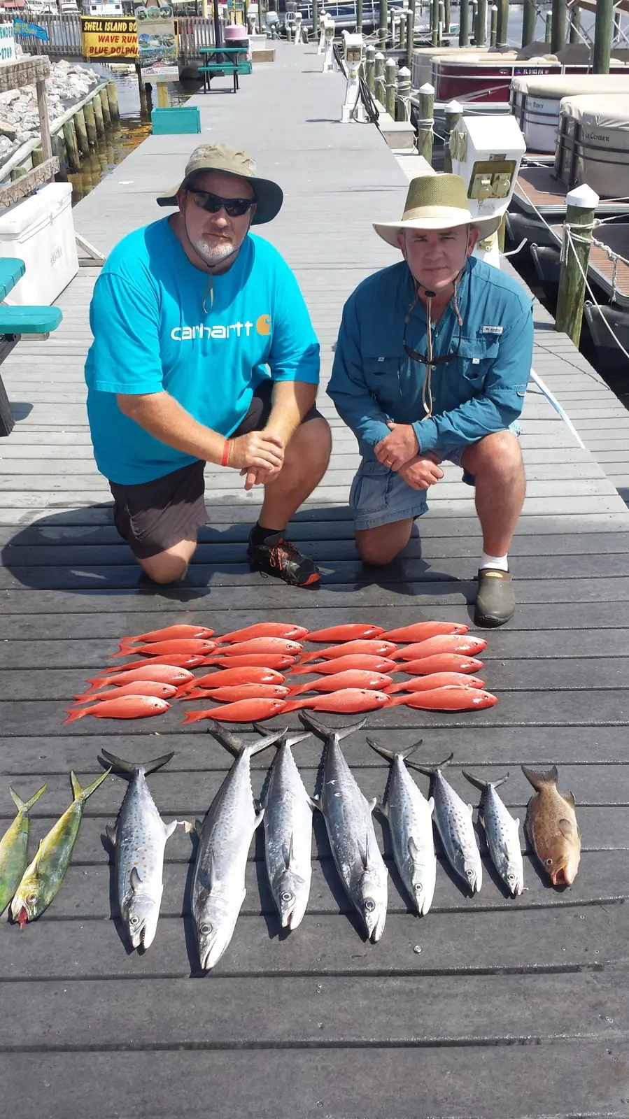 A day's catch aboard The Reel Contender (16)