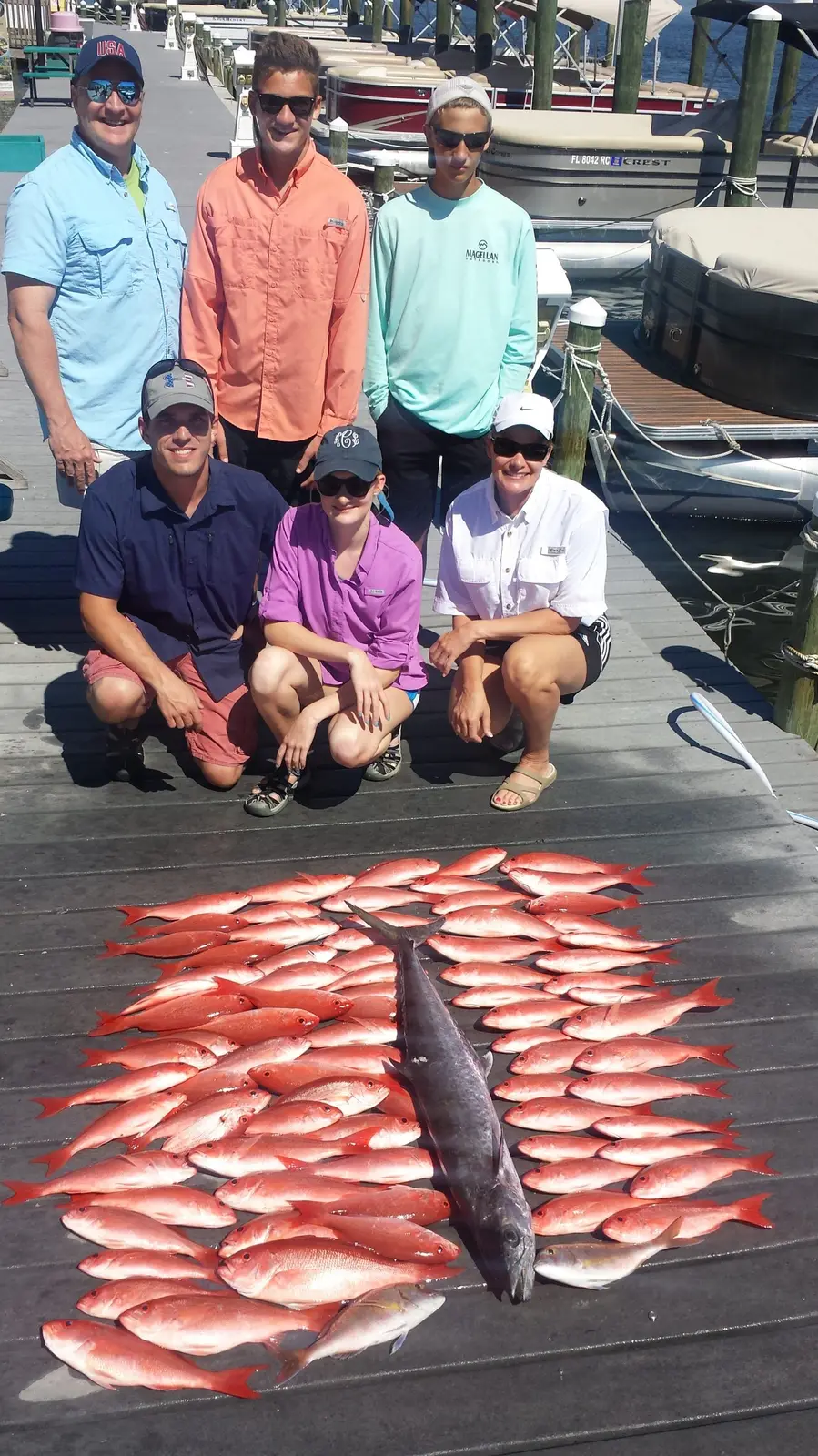 A day's catch aboard The Reel Contender (21)