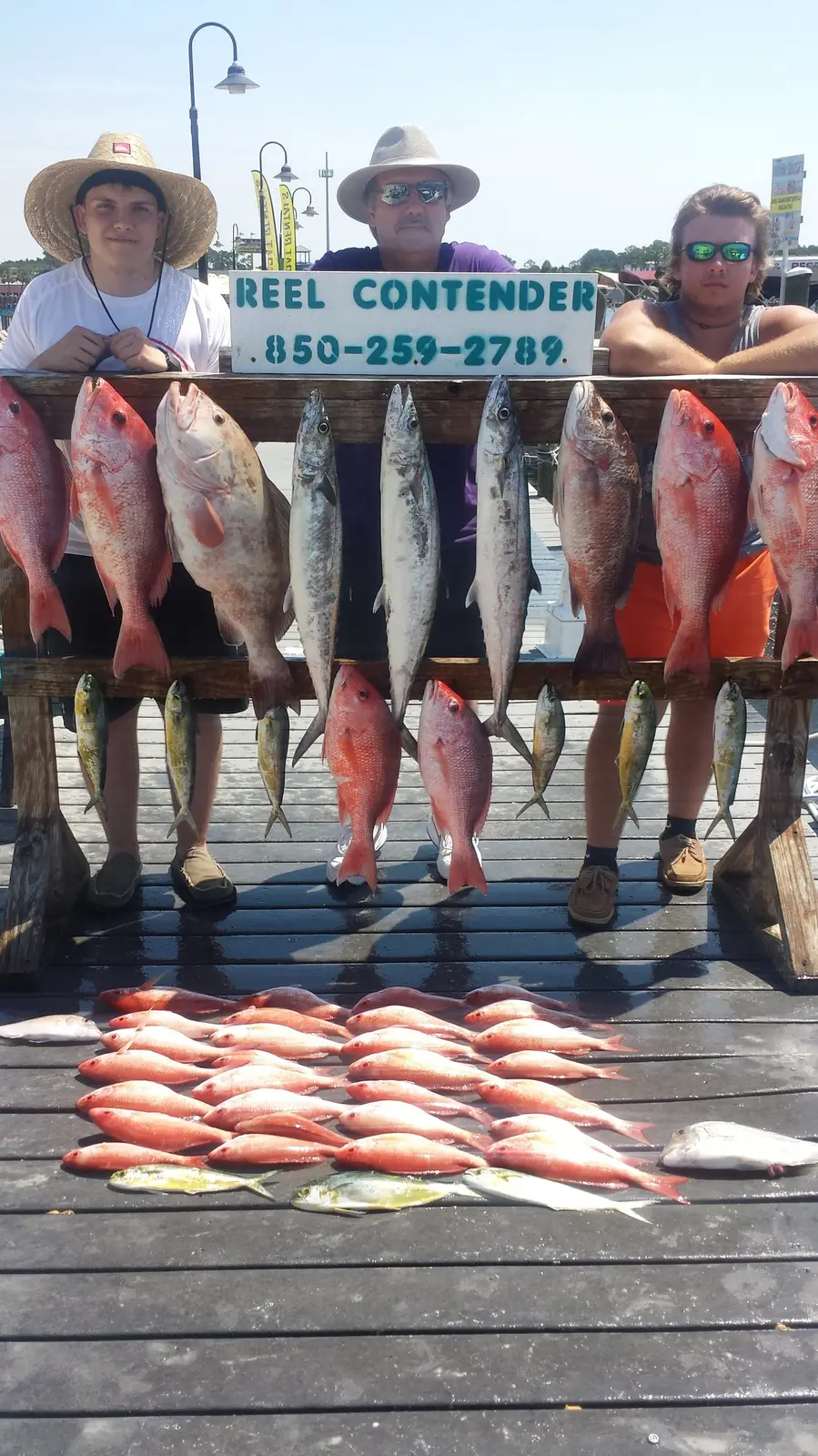 Red snapper and king mackerel from a recent charter (43)